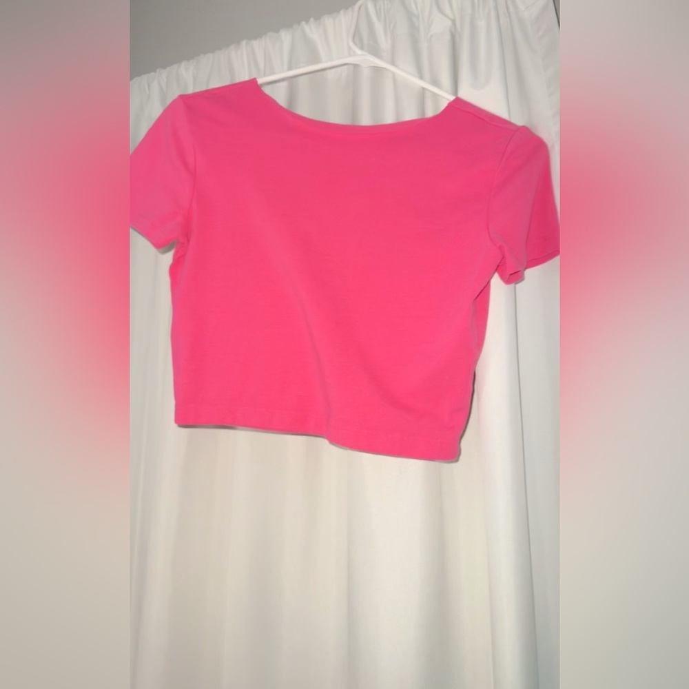 Vibrant Pink Women's Crop Top